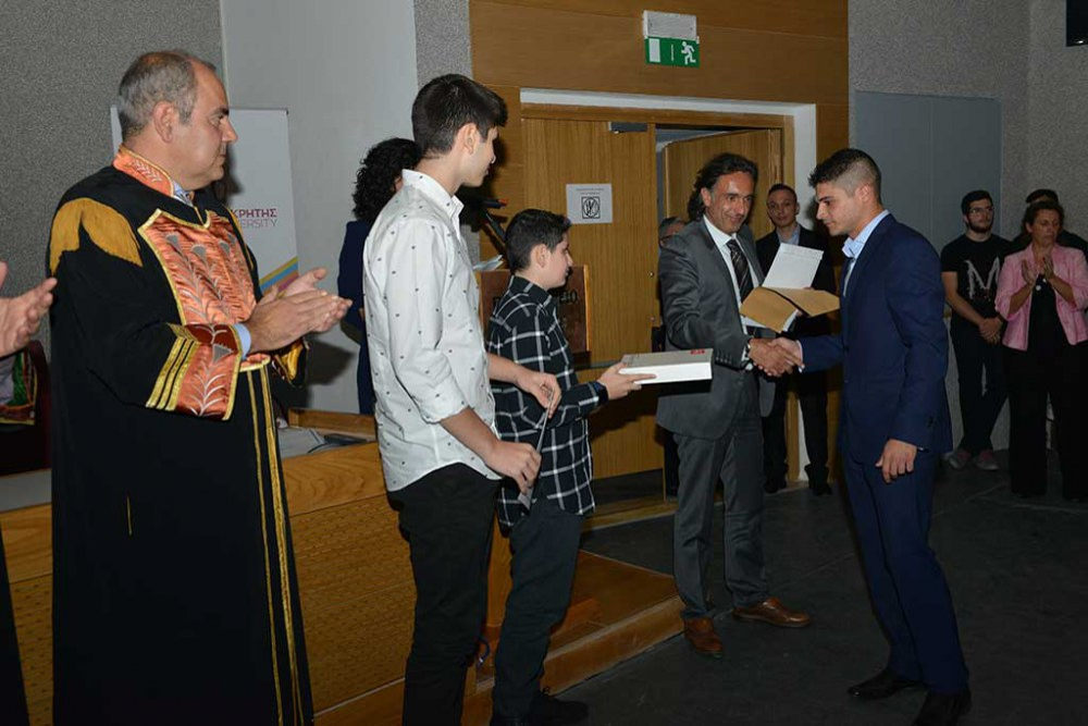 Scholarship for Technical University of Crete graduate Nicos Patestos (2016)