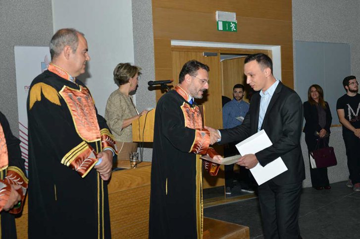 Scholarship for Tecnnical University of Crete graduate Myronas Malliarakis (2016)